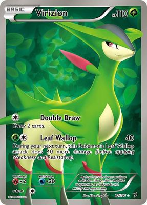 Virizion Full Art Holo Noble Victories 97/101