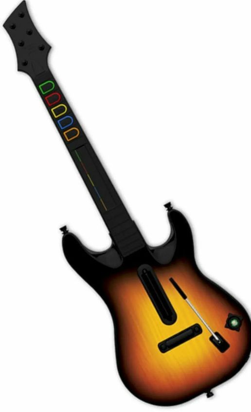 Guitar Hero Guitar Controller for Xbox 360, Condition: Wireless World Tour