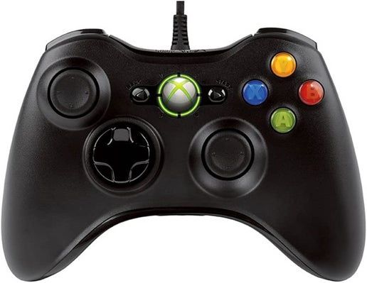 Xbox 360 Wired Controller Microsoft, Condition: Black