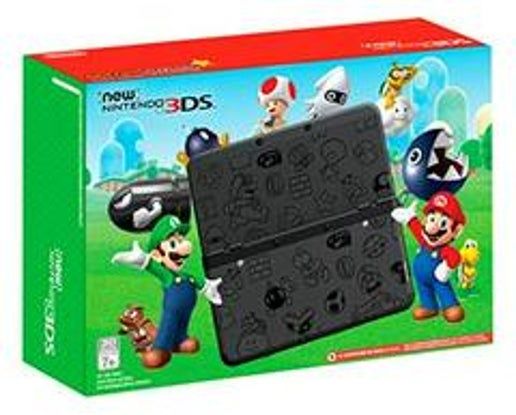 'New' Nintendo 3DS Console Super Mario Black Edition, Condition: CIB