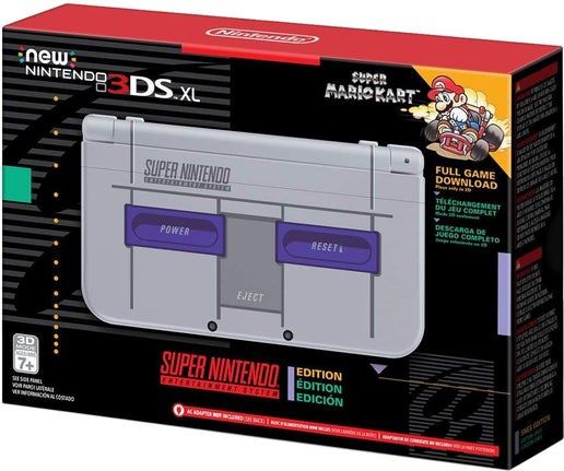 'New' Nintendo 3DS XL Console Super Nintendo Edition, Condition: CIB