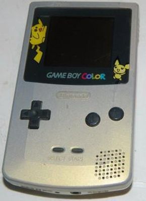 Game Boy Color Console Gold and Silver Pokémon Edition