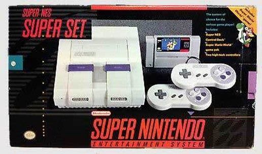 Super Nintendo Console SNES, Condition: CIB
