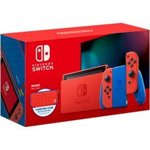 Switch Standard Console Mario Edition, Condition: CIB