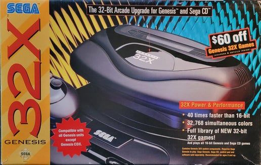 Sega 32x Console Attachment, Condition: CIB