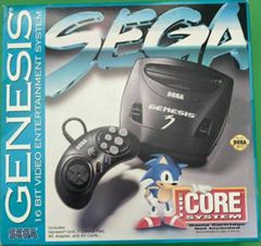 Sega Genesis Console Model 3, Condition: CIB