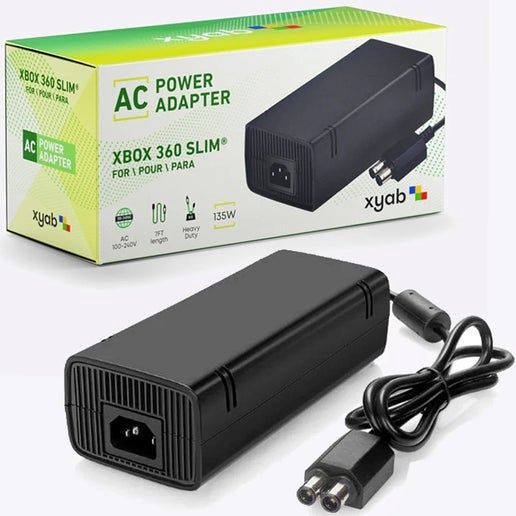 3rd Party Xbox 360 S Power Adapter, Condition: XYAB