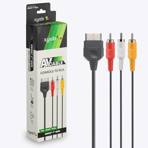 3rd Party Xbox AV RCA Cable, Condition: XYAB