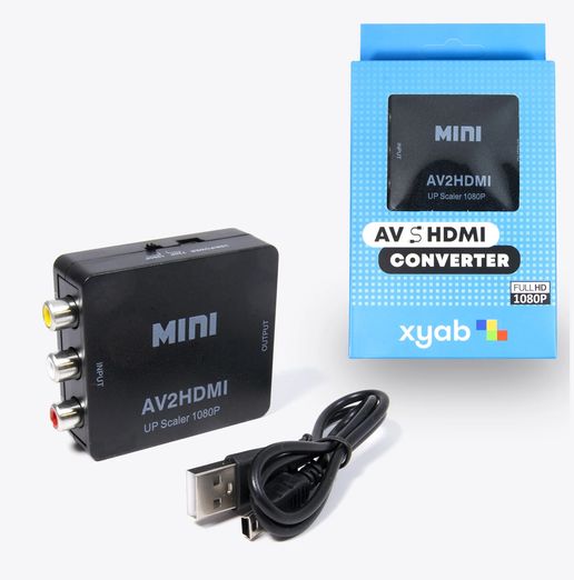 RCA to HDMI Converter XYAB, Condition: In Box