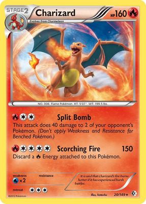 Charizard Holo Boundaries Crossed 20/149