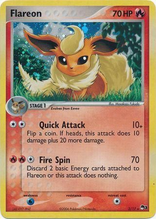Flareon Holo POP Series 3 2/17