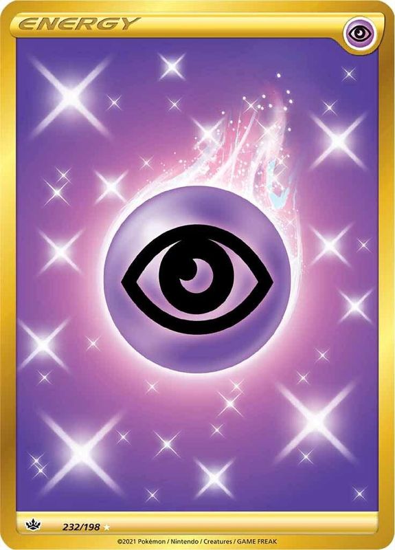 Psychic Energy Holo Chilling Reign 232/198