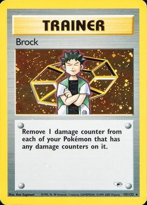 Brock Holo Gym Heroes 15/132