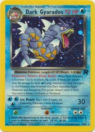 Dark Gyarados Holo Team Rocket 8/82