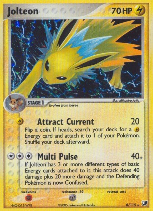 Jolteon Unseen Forces Holo 8/115