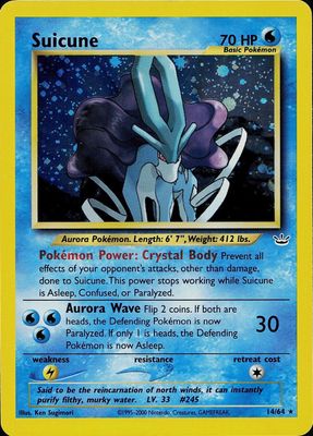 Suicune Holo Neo Revelation 14/64