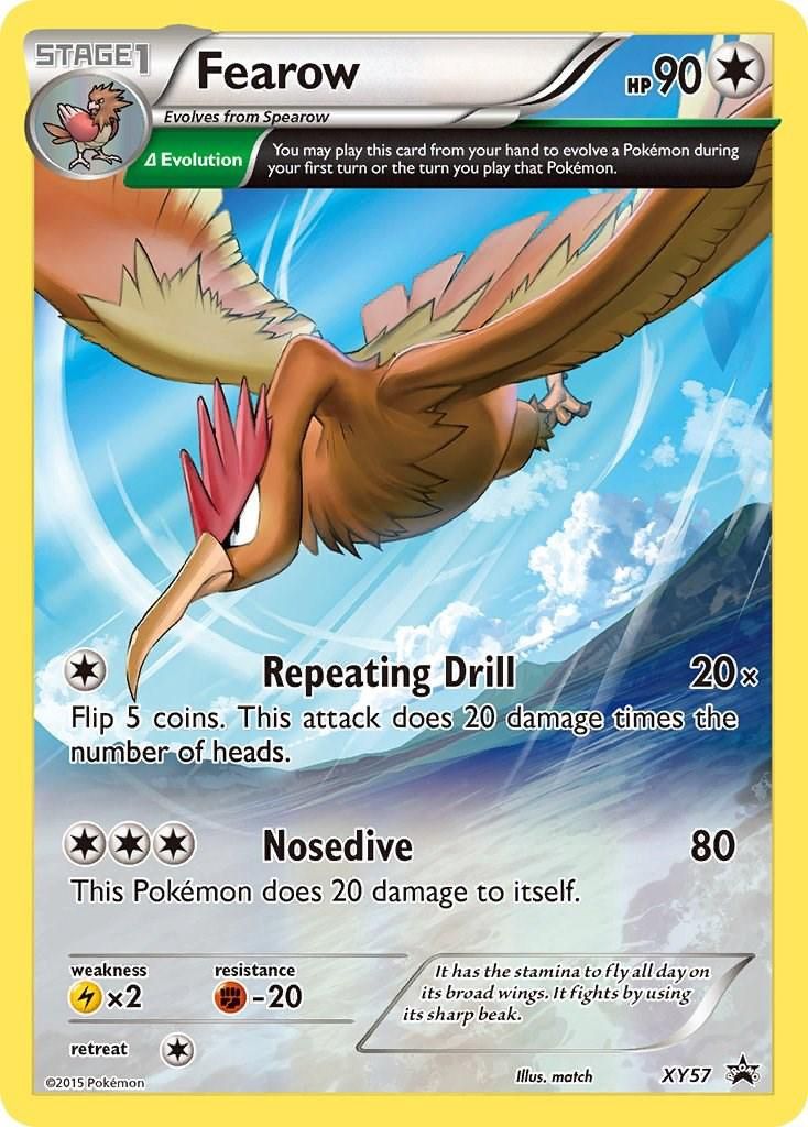 Fearow Full Art Holo Promo XY57