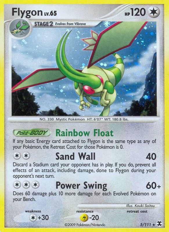 Flygon Holo Rising Rivals 5/111