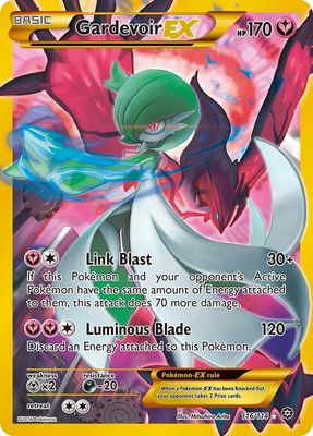 Gardevoir EX Full Art Secret Holo Steam Siege 116/114