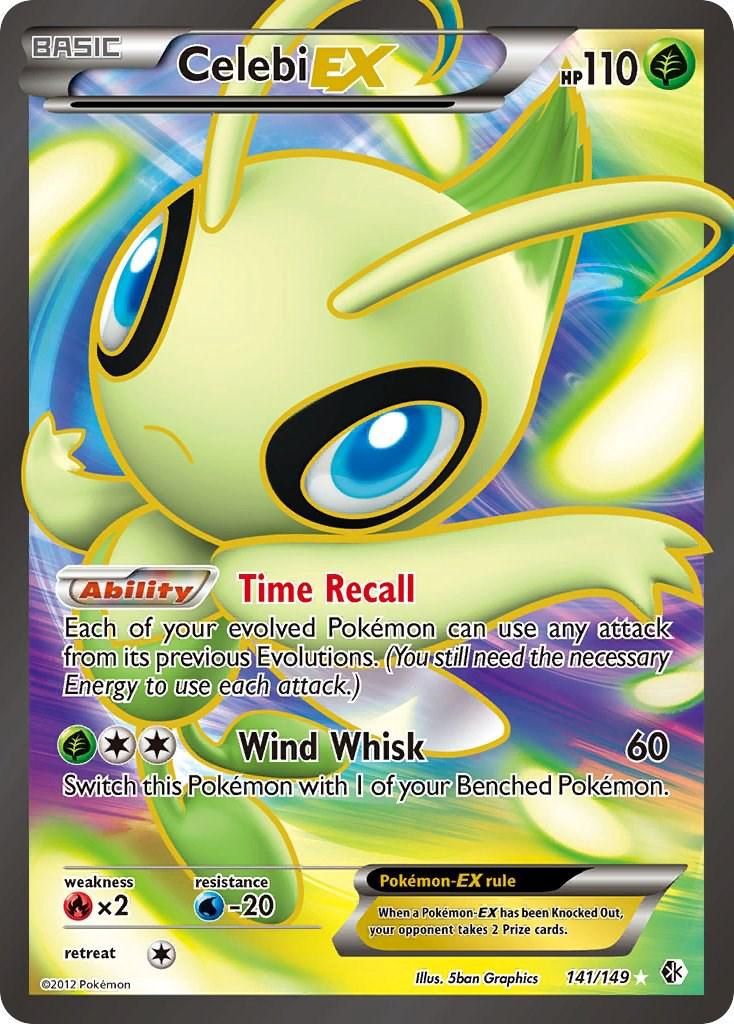 Celebi EX Full Art Holo Boundaries Crossed 141/149