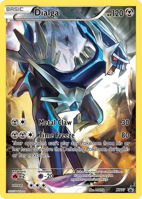 Dialga Full Art Holo Promo XY77