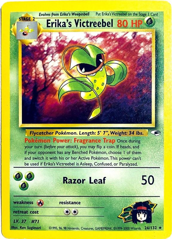 Erika&#39;s Victreebel Gym Heroes 26/132