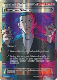 Giovanni&#39;s Scheme Full Art Holo Breakthrough 162/162