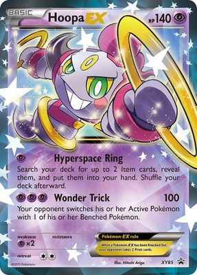 Hoopa EX Holo Promo XY85