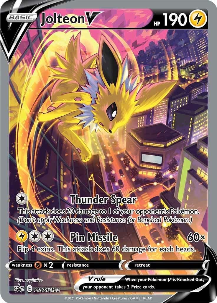 Jolteon V Full Art Holo Promo SWSH183