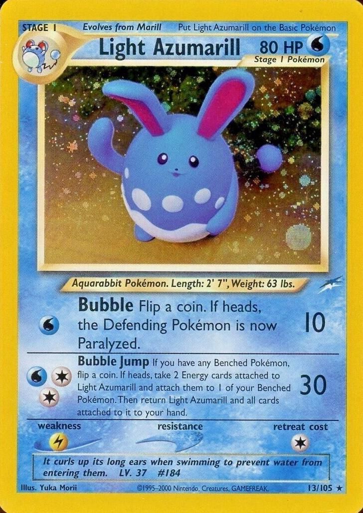 Light Azumaril Holo Neo Destiny 13/105