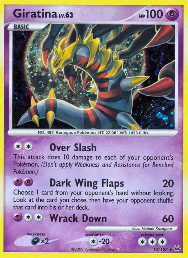 Giratina Holo Platinum 10/127