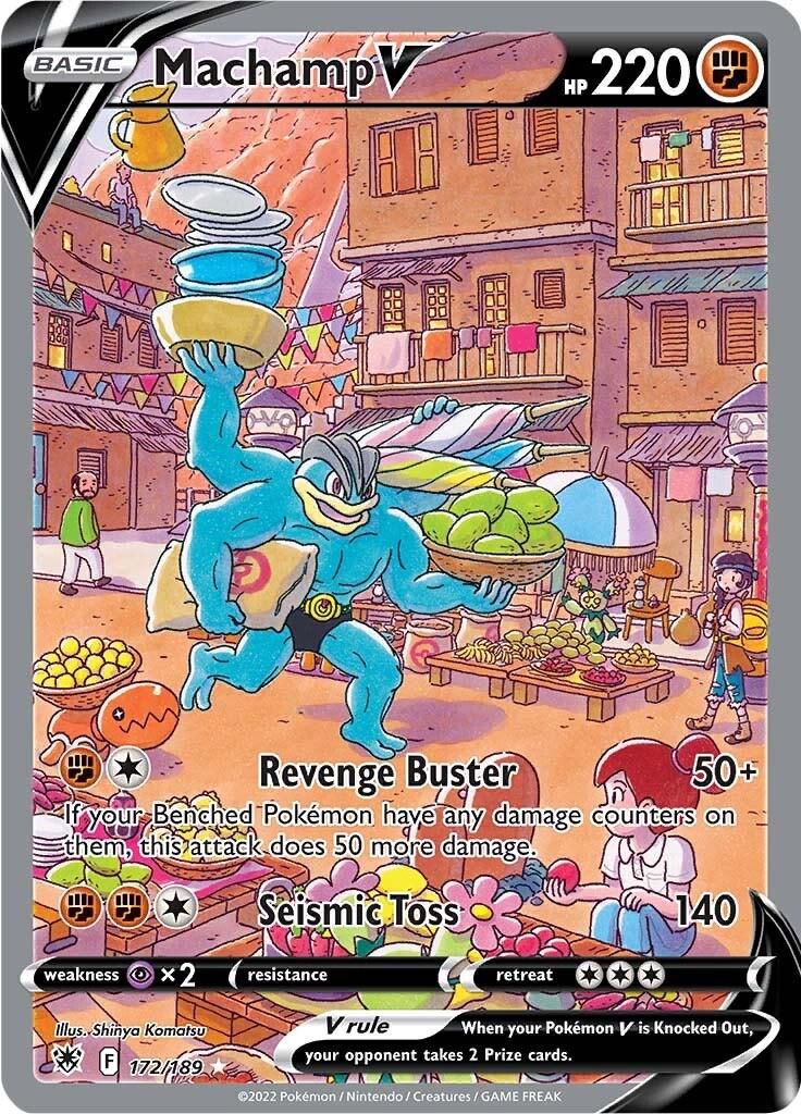 Machamp V Full Art Holo Astral Radiance 172/189