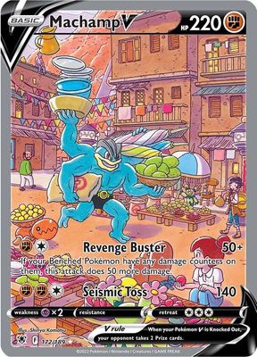 Machamp V Full Art Holo Astral Radiance 172/189