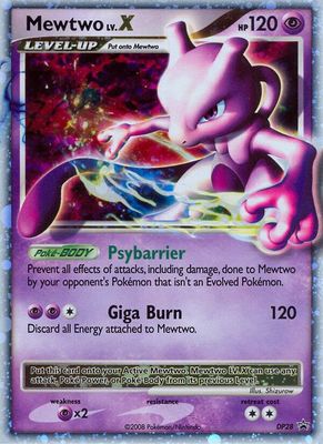 Mewtwo Lv. X Holo Promo DP28