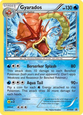Gyarados Holo Promo XY109