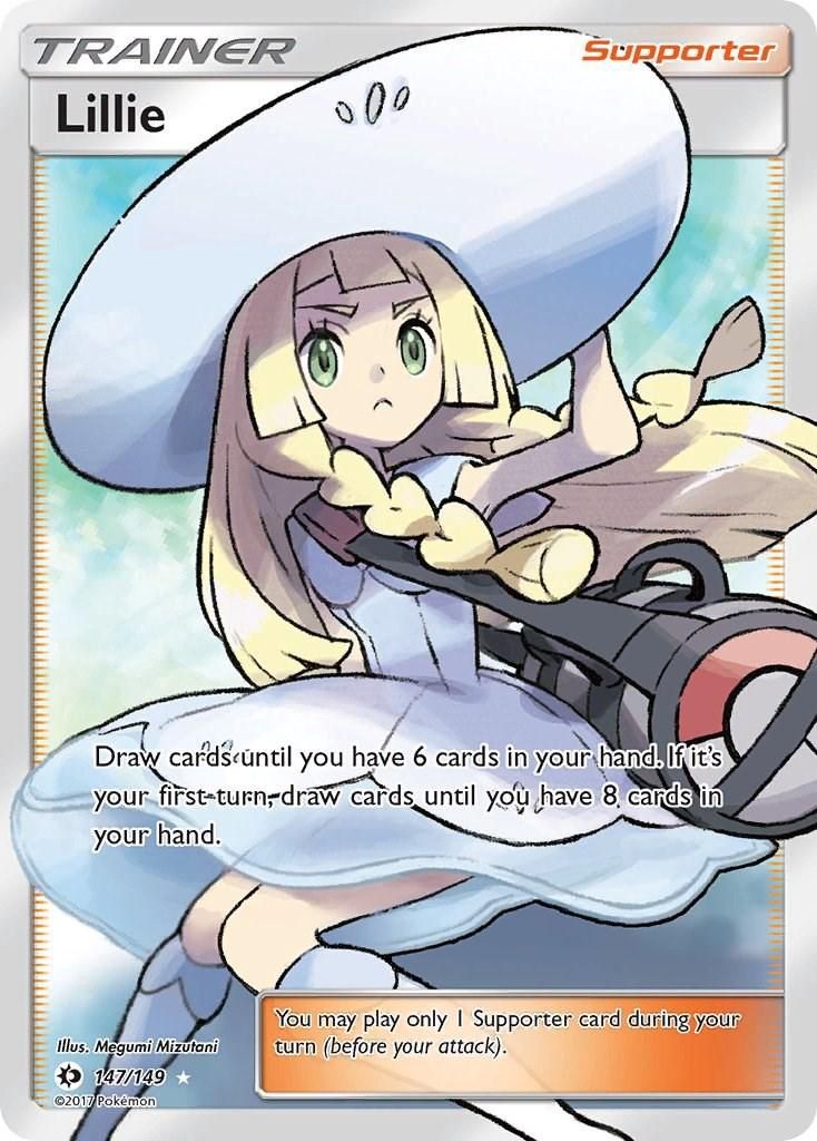 Lillie Full Art Holo Sun &amp; Moon 147/149