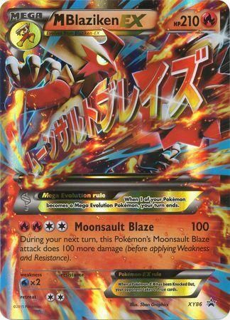 M Blaziken EX Holo Promo XY86
