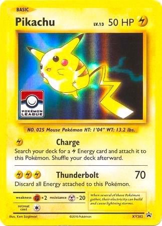 Pikachu Pokémon League Holo Promo XY202