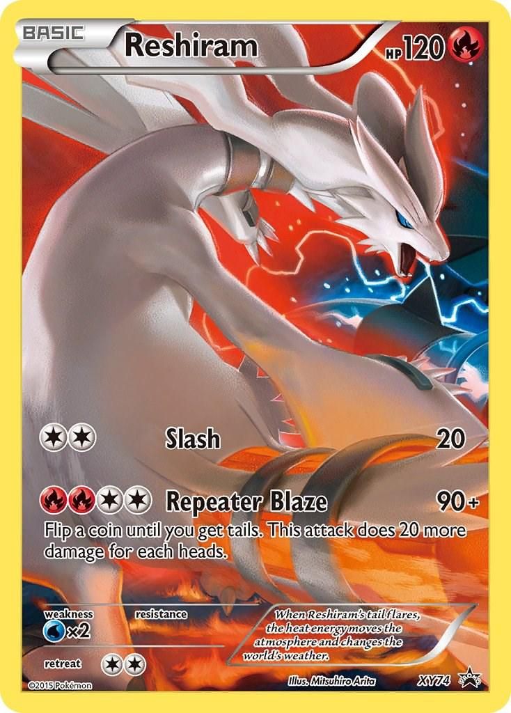 Reshiram Full Art Holo Promo XY74