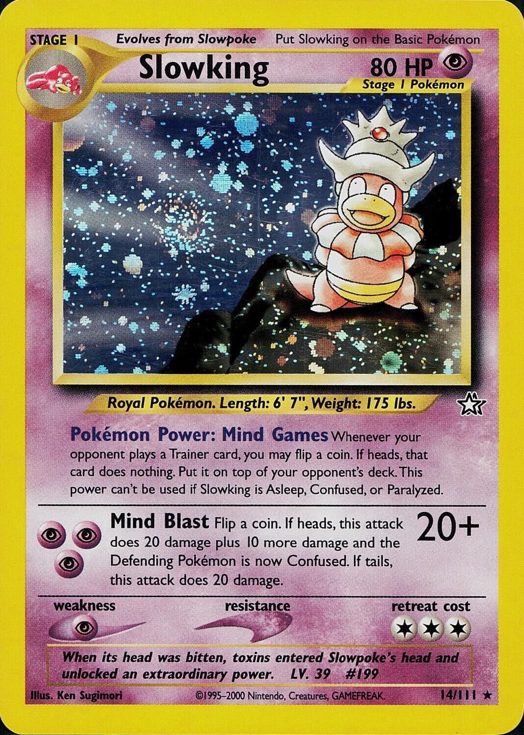 Slowking Holo Neo Genesis 14/111