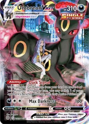 Umbreon VMAX Full Art Holo Brilliant Stars TG23/TG30