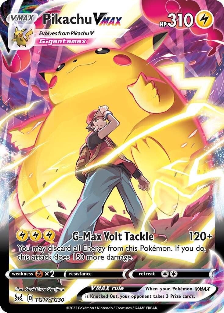 Pikachu VMAX Full Art Holo Lost Origins TG17/TG30