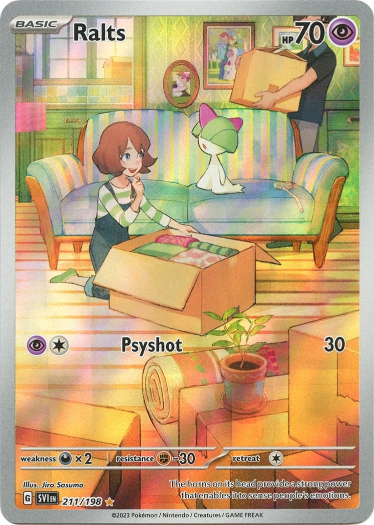 Ralts Full Art Holo Scarlet &amp; Violet 211/198