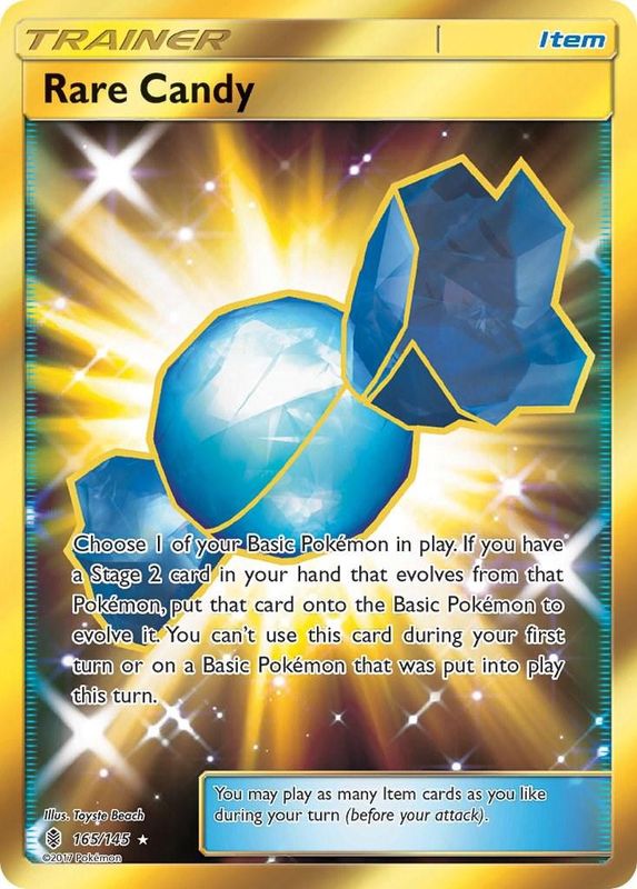 Rare Candy Secret Holo Guardians Rising 165/145