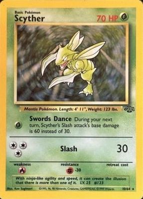 Scyther Holo Jungle 10/64