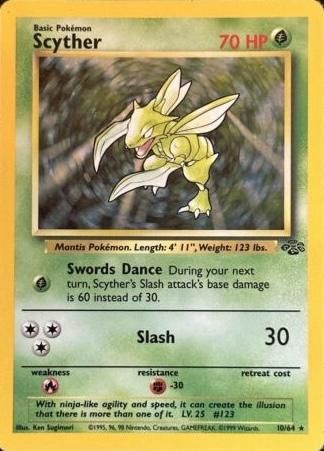 Scyther Holo Jungle 10/64