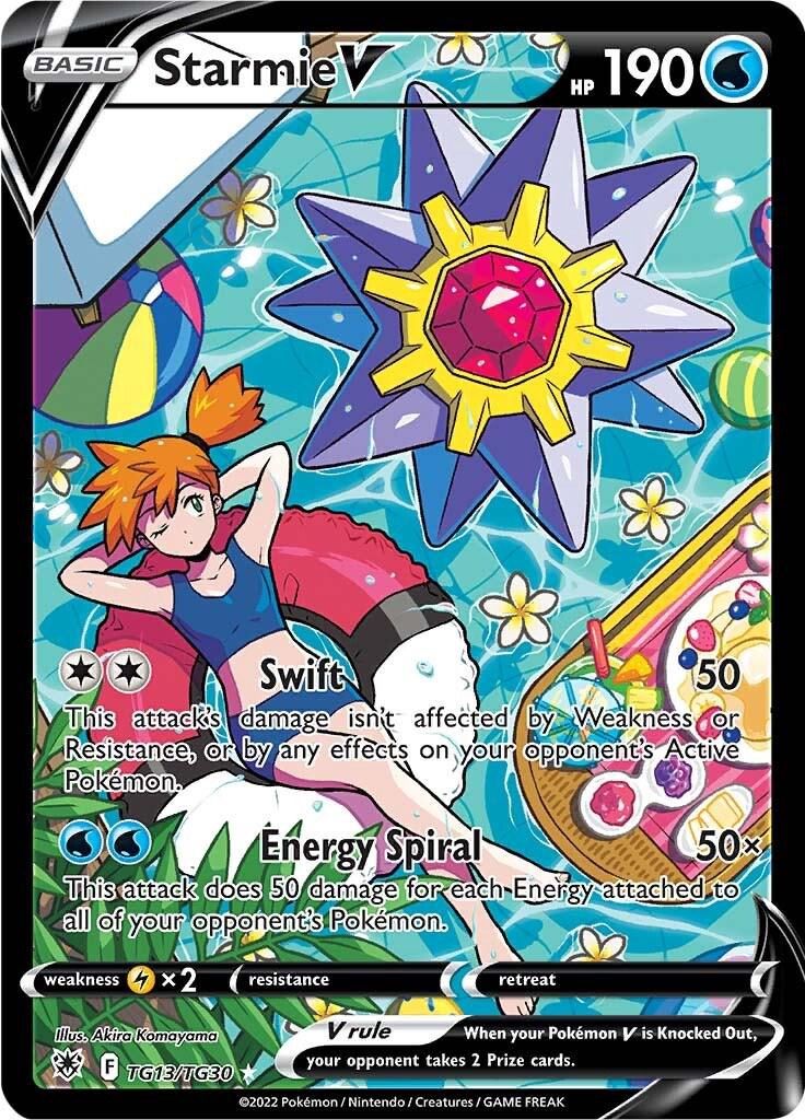 Starmie V Full Art Holo Astral Radiance TG13/TG30