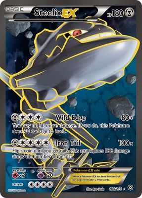 Steelix Full Art Holo Steam Siege 108/114