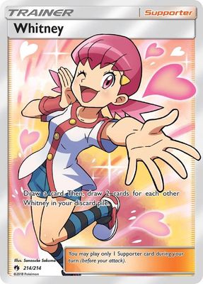 Whitney Full Art Holo Lost Thunder 214/214
