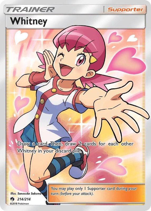 Whitney Full Art Holo Lost Thunder 214/214